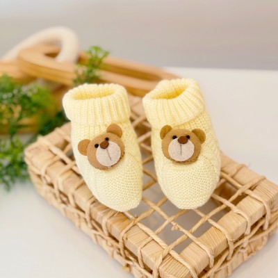   Sapatinho de linha Ursinho amarelo Plix